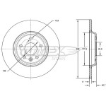 TOMEX Brakes Bremsscheibe